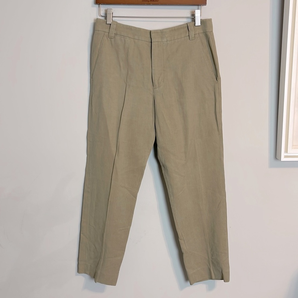 Vince cropped tan pants size 4